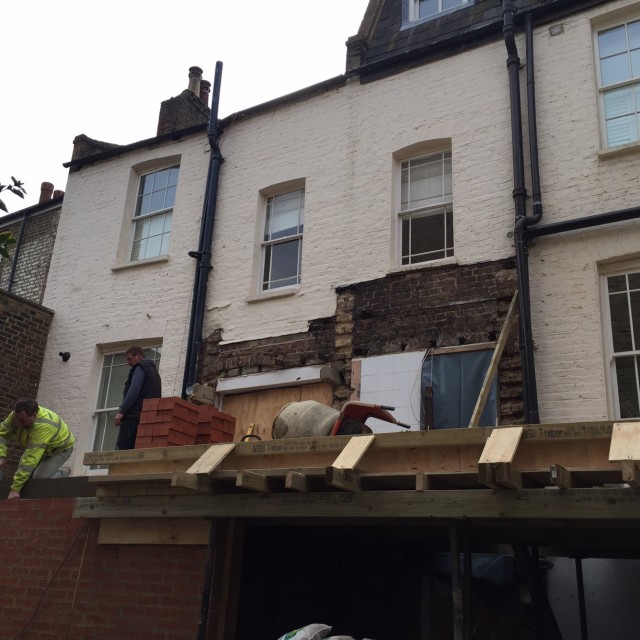 Hammersmith Basement and two storey garden extension and internal works to new kitchen, bathroom